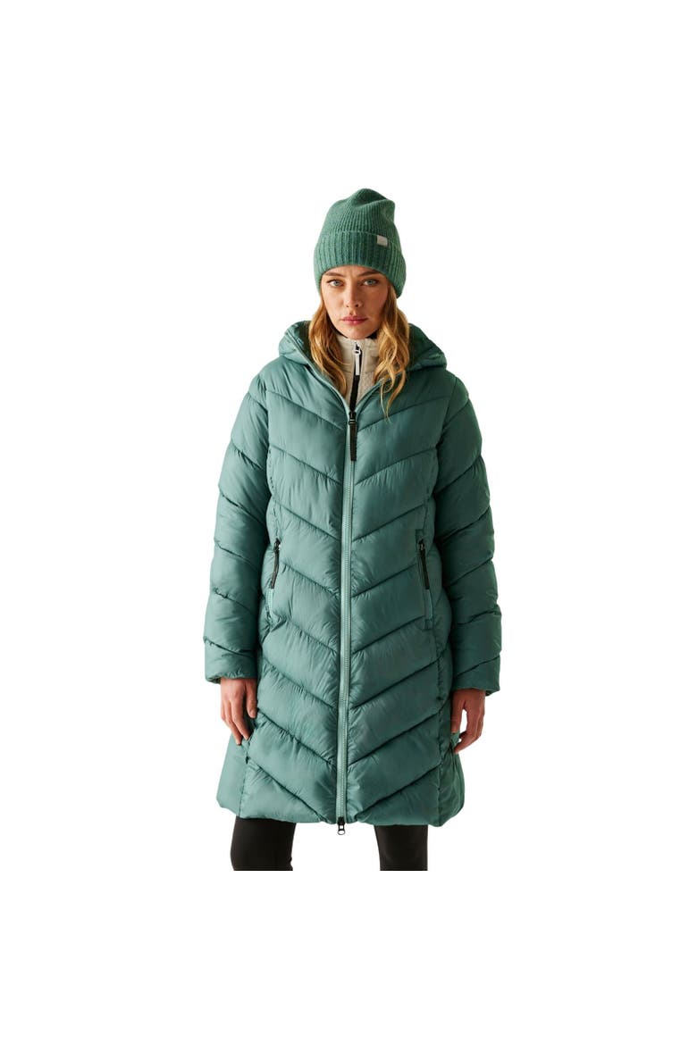 Anita Padded Jacket, Alternate, color, Green Haze