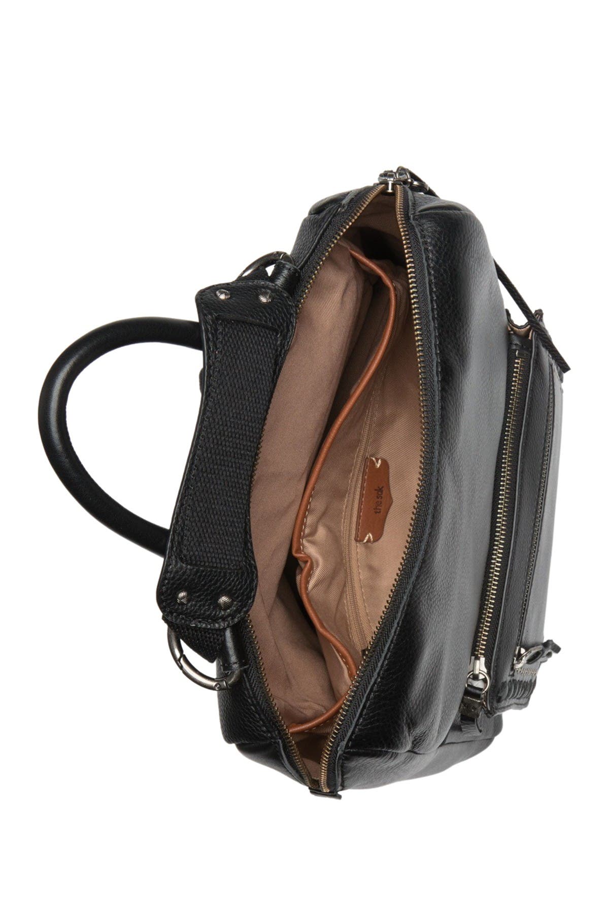 The Sak Loyola Convertible Leather Backpack, Alternate, color, 
