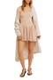 Onda Long Sleeve Stretch Cotton Minidress