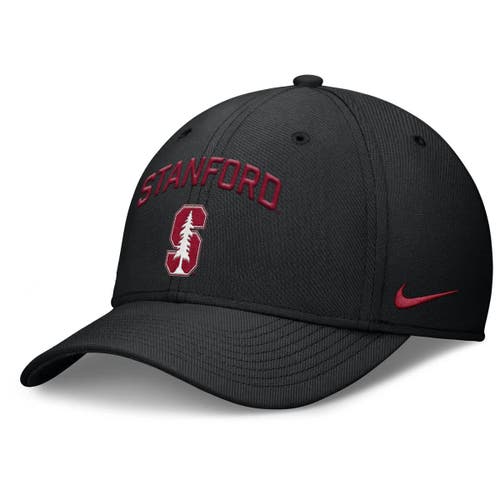 Nike Black Stanford Cardinal 2025 On-field Rise Performance Flex Hat In Black