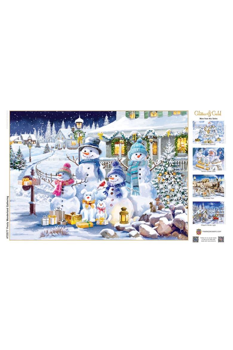 Frosty Wonderland 1000pc Jigsaw Puzzle, Alternate, color, Multicolor