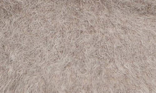 Marciano Agnes Alpaca Blend Short Sleeve Sweater In Gray