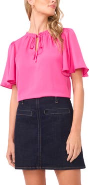 Vince Camuto Tie Neck Top