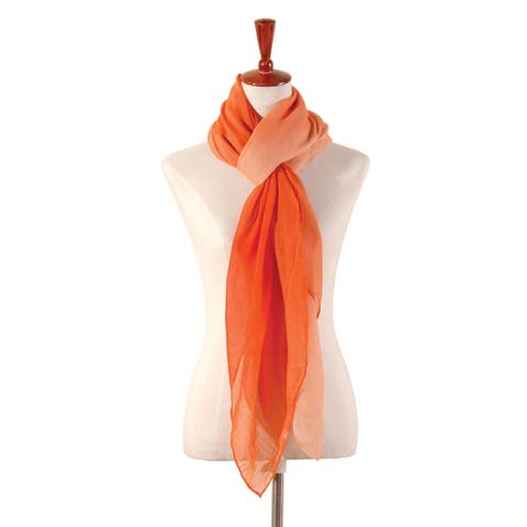 Tangerine Scarf/Wrap