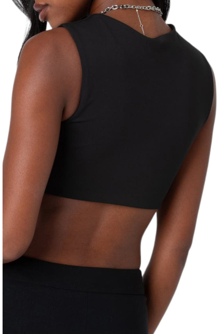 Elena Crop Tank Top, Alternate, color, BLACK