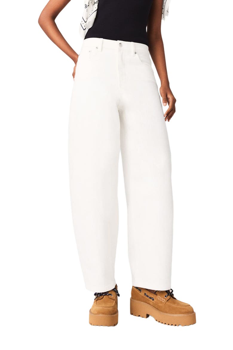 Balloon jeans, Main, color, White