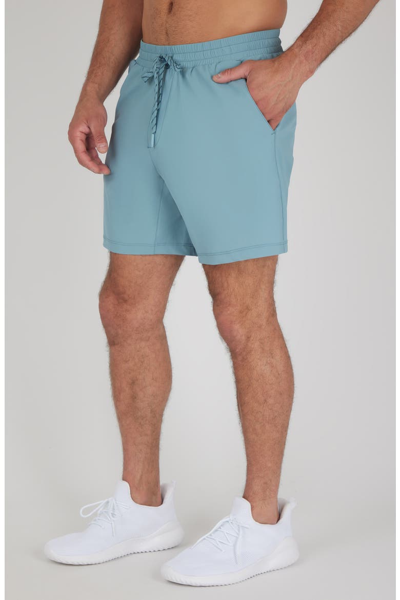 Warp Agility Shorts, Alternate, color, SMOKE BLUE