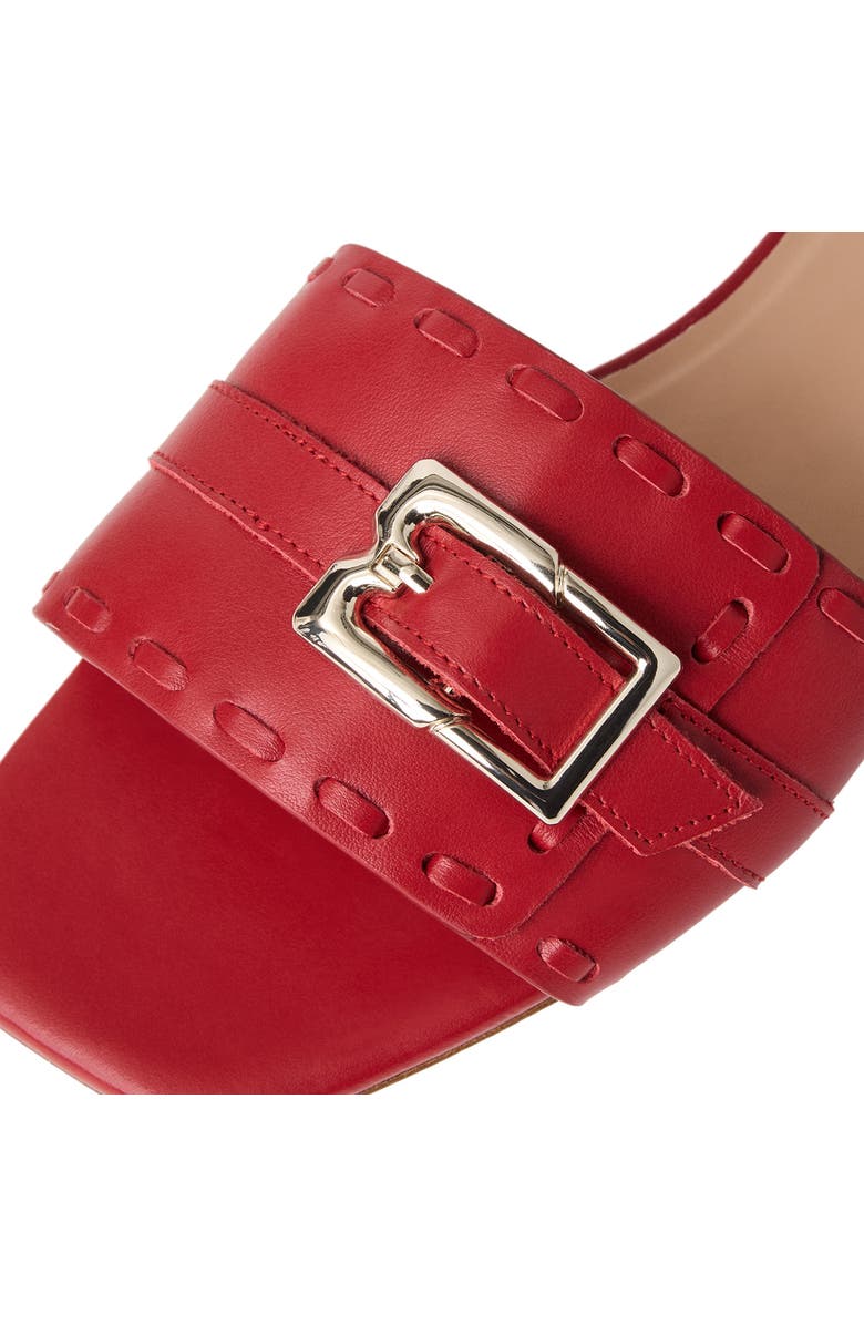 Bruno Magli Bellini Buckle Strap Slide Sandal, Alternate, color, Berry Nappa