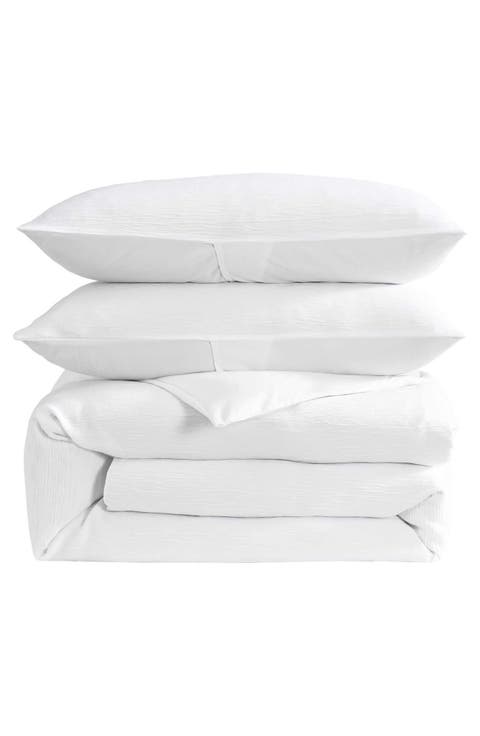 Crinkle Duvet Cover Set