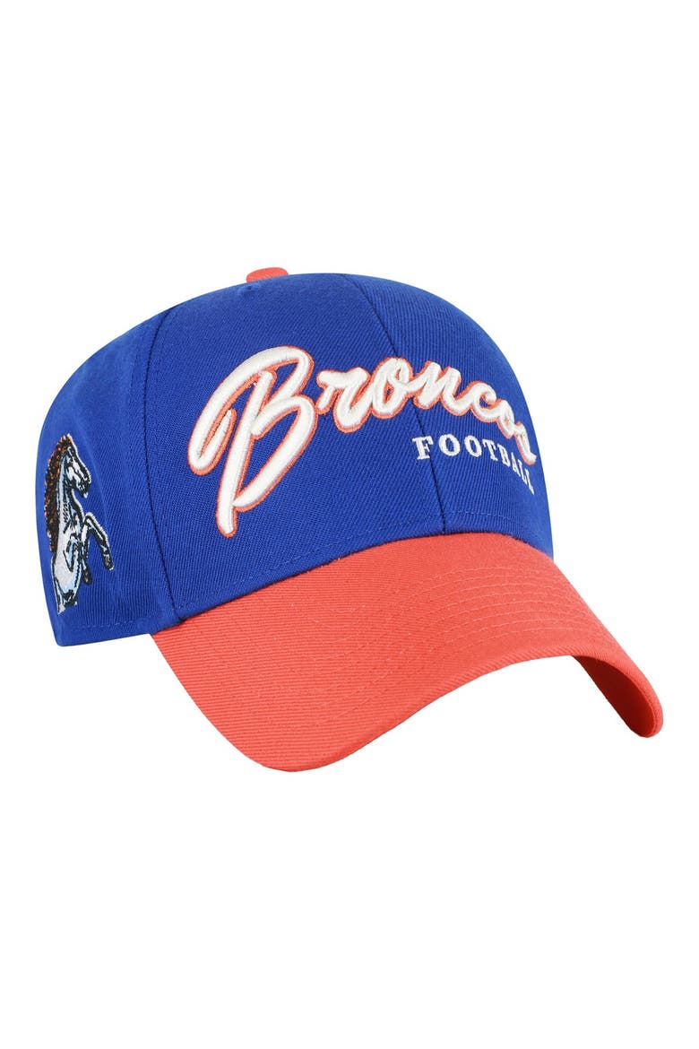 Men's '47  Royal Denver Broncos Throwback MVP Adjustable Hat, Main, color, Royal