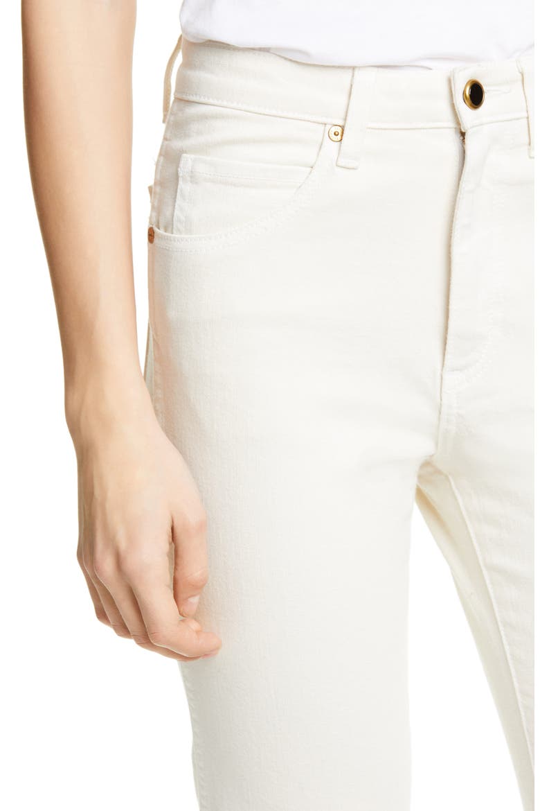Vivian Bootcut Jeans, Alternate, color, DENIM IVORY