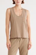 James Perse V-Neck Cotton Tank