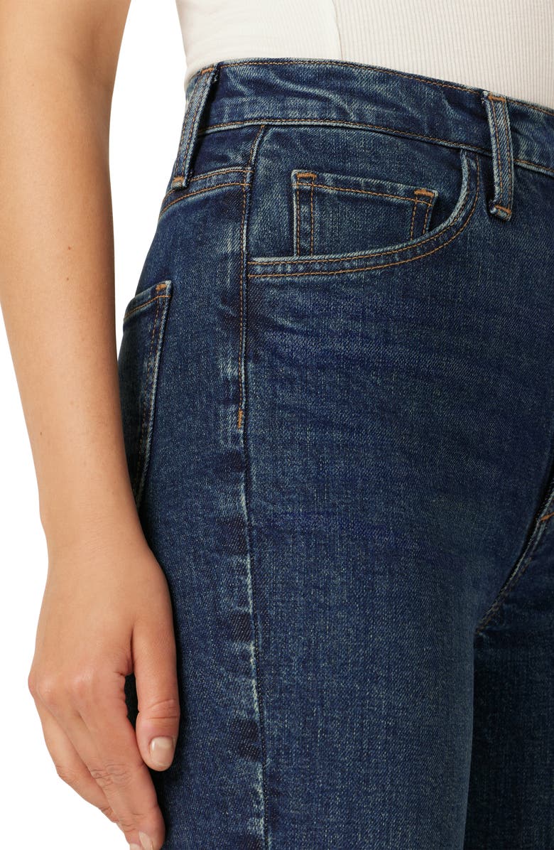 Favorite Daughter The Valentina Shortie Super High Waist Mini Bootcut Jeans, Alternate, color,