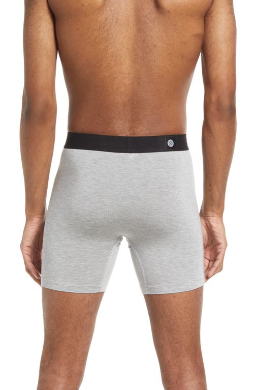 Stance Regulation Solid Boxer Briefs In Gray