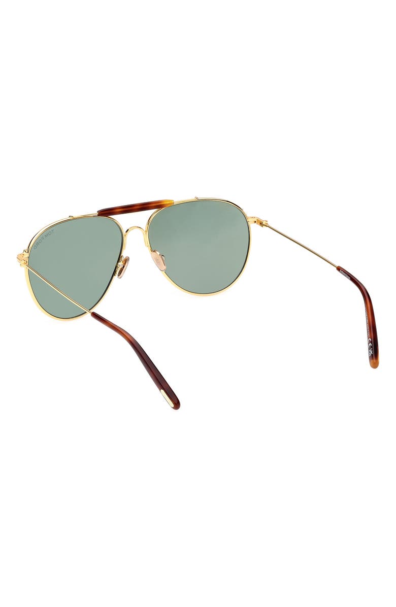TOM FORD Raphael-02 59mm Aviator Sunglasses, Alternate, color,