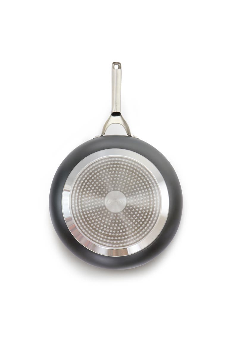 Palladium 9.5 Inch Aluminum Frying Pan, Alternate, color, Metallic Silver