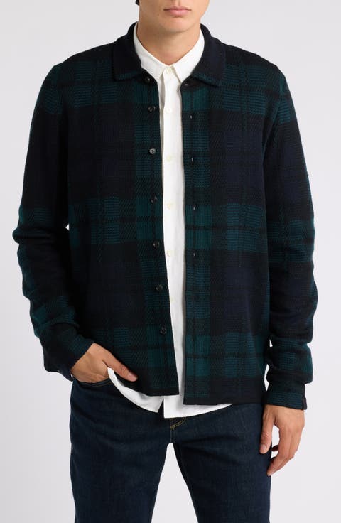 Dalton Plaid Wool Shirt