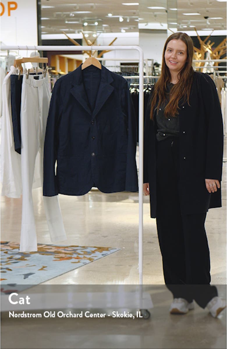 Carry-On Stretch Cotton Blazer, sales video thumbnail