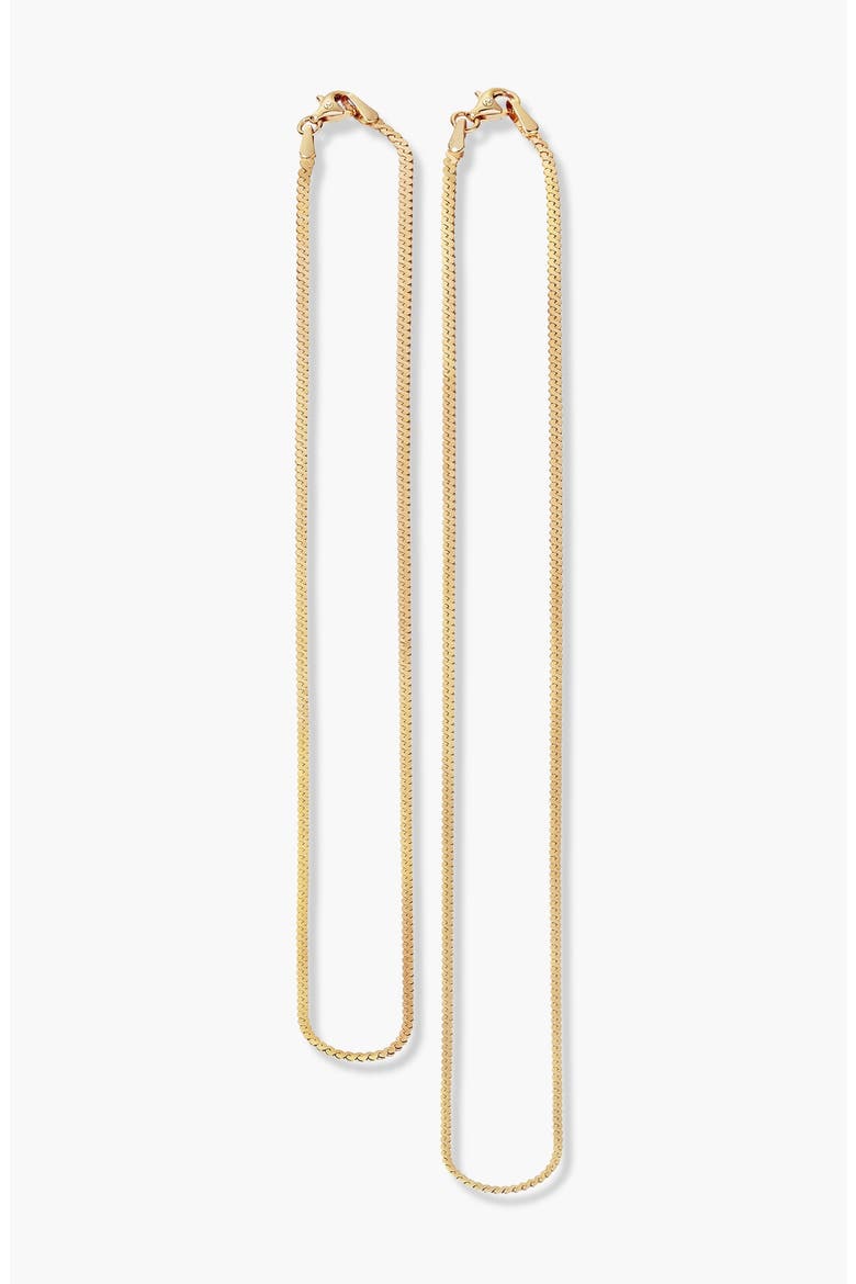 Serpentine Chain Necklace, Alternate, color, 14k Yellow Gold