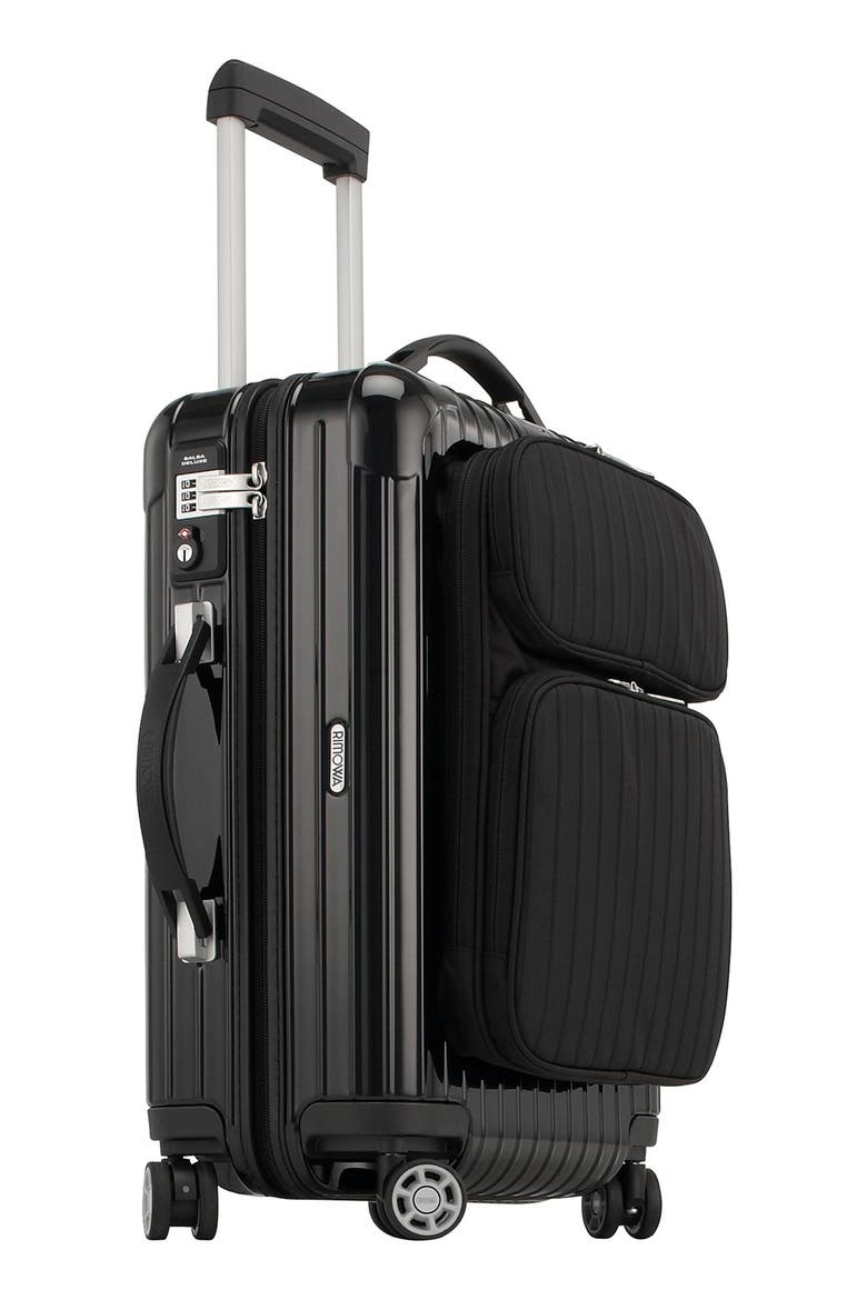 Salsa Deluxe Hybrid 22-Inch Multiwheel® Carry-On, Alternate, color, BLACK
