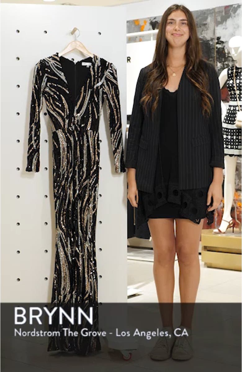 Allesandra Sequin Dress, sales video thumbnail