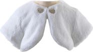 Rachel Riley Diamante Faux Fur Bolero