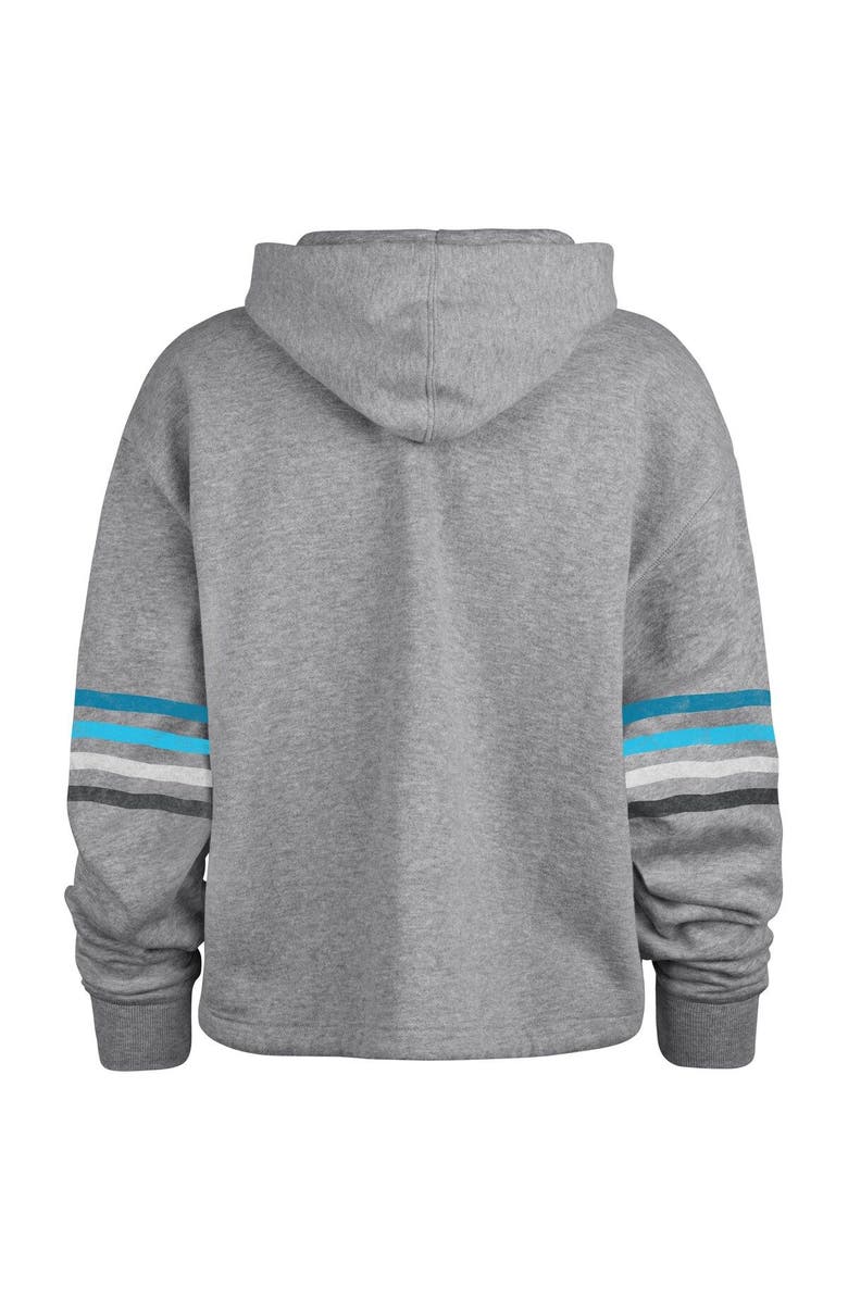 '47 Women's '47 Heather Gray Carolina Panthers Upland Bennett Pullover Hoodie, Alternate, color, Heather Gray