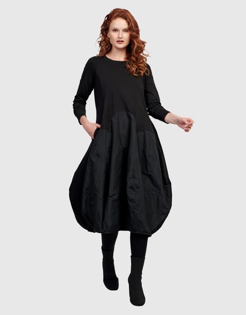 Maxima Crew Cocoon Dress