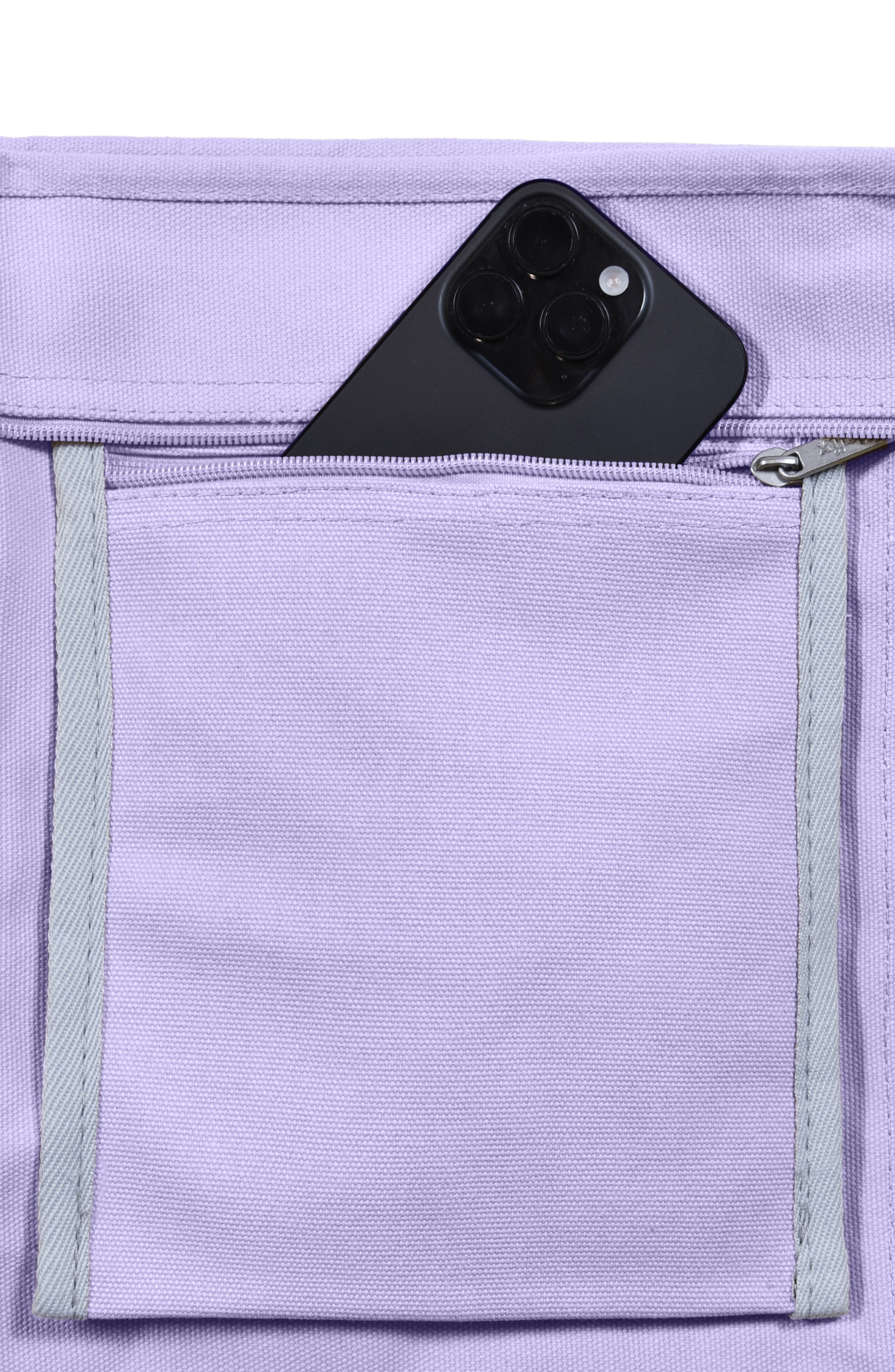 Ghost 20" Go-To Canvas Tote Bag, Alternate, color, Lavender