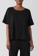 Eileen Fisher Boxy Organic Cotton Pajama Top