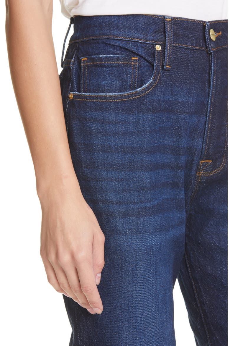 Le Original High Waist Slim Straight Leg Jeans, Alternate, color, HALLAM