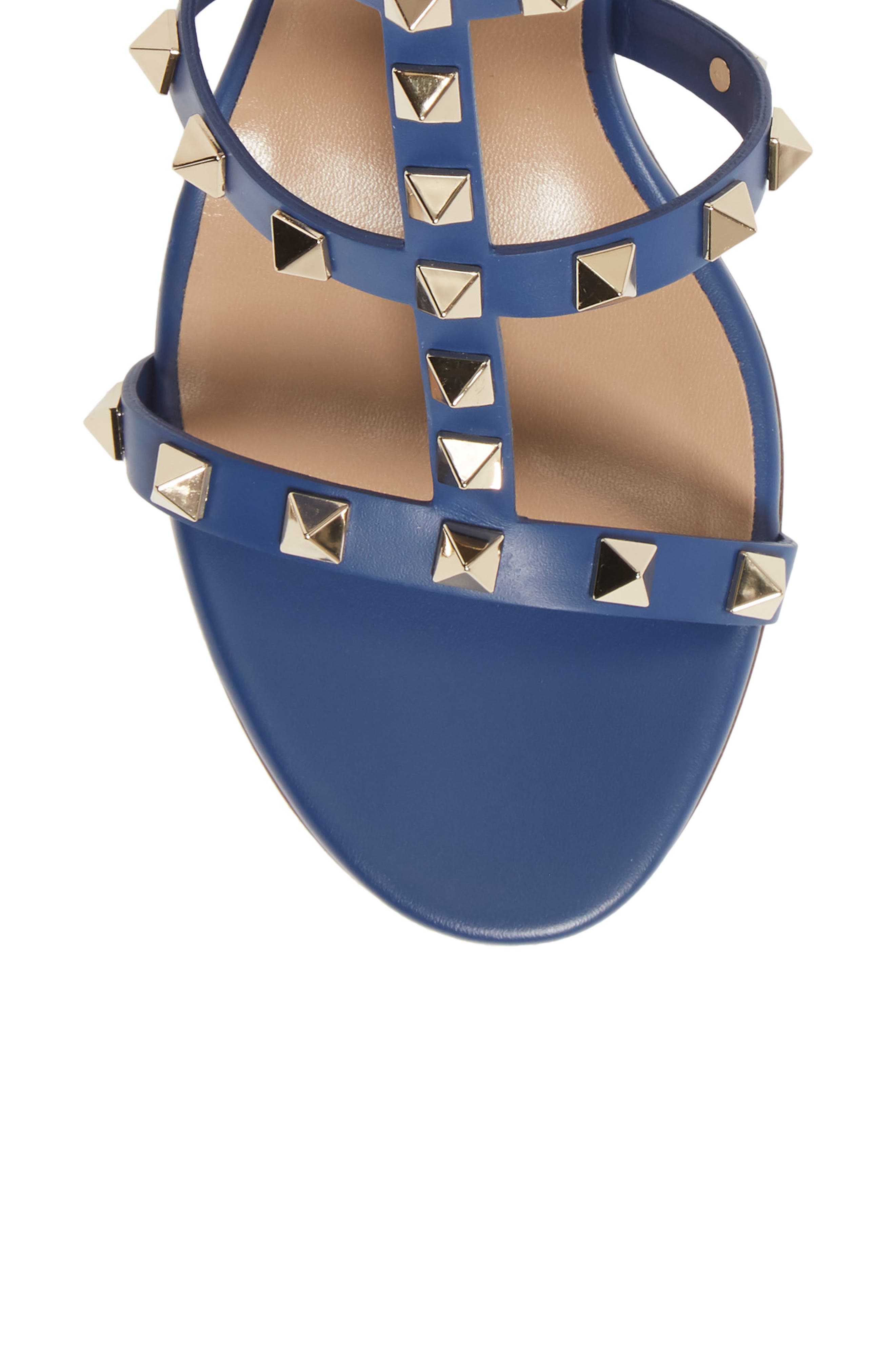 Valentino Garavani Rockstud Block Heel Sandal, Alternate, color, 