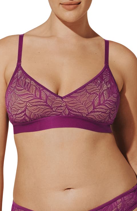 Feather Lace Triangle Bralette