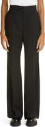 Ambush High Waist Flare Leg Wool Pants