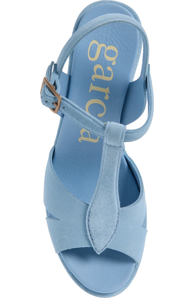 Pedro Garcia Domiel Platform Wedge Sandal, Alternate, color, Sky