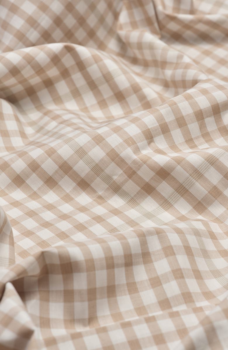 PIGLET IN BED Gingham Percale Duvet Cover, Alternate, color,