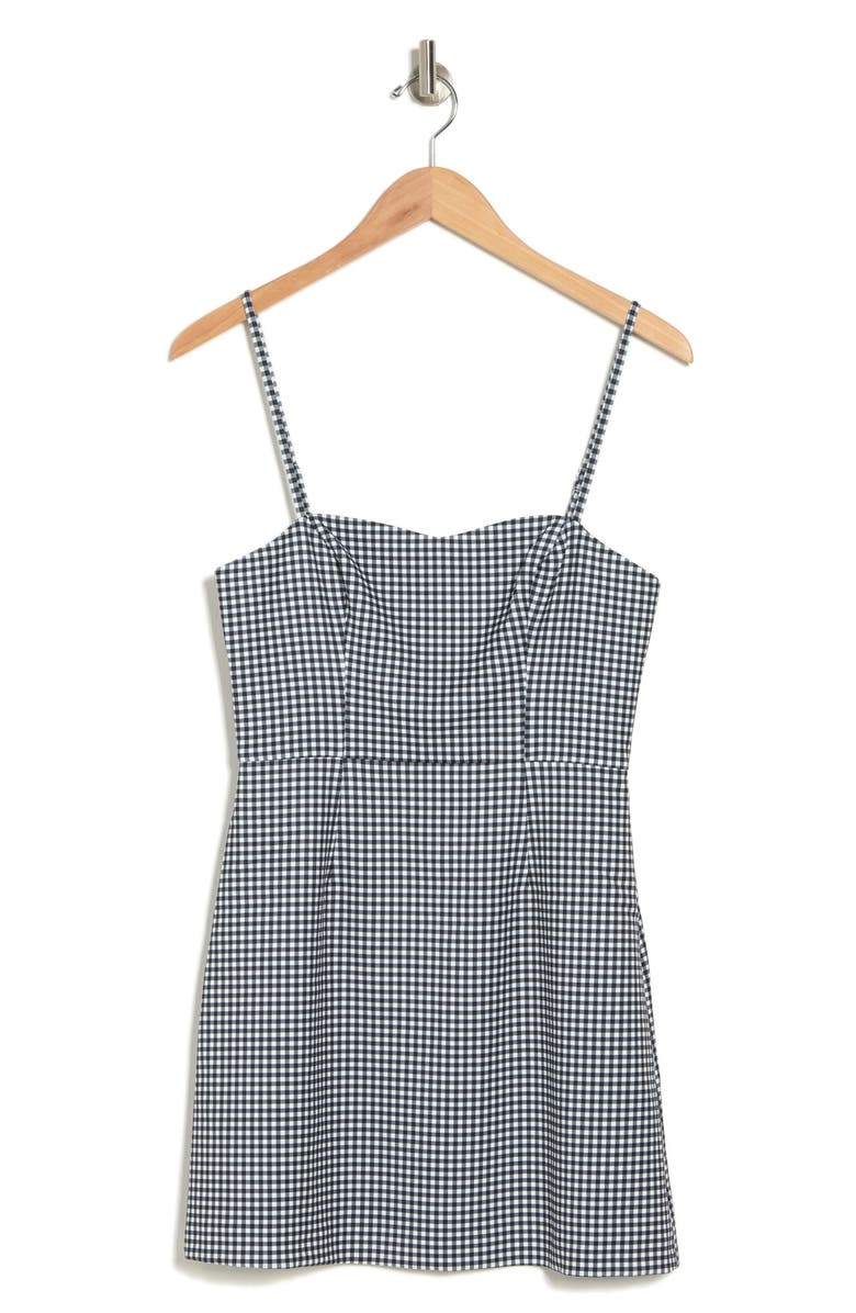 French Connection Gingham Minidress, Alternate, color,