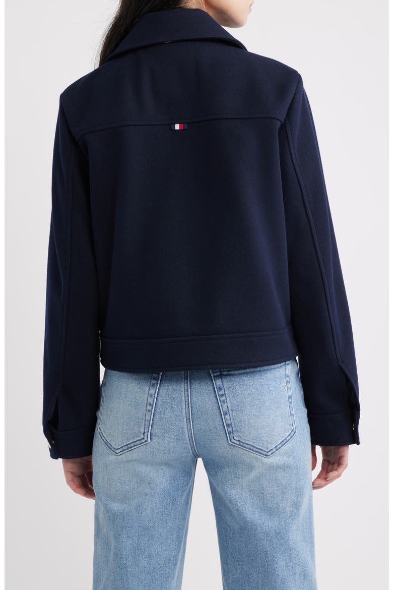 Crop Work Jacket, Alternate, color, NAVY