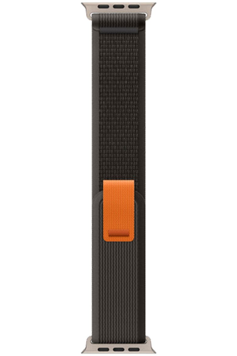 Nylon Watch Band for Apple Watch 42mm / 44mm / 45mm / 49mm, Alternate, color, Black