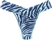 Hanky Panky Print Original Rise Thong