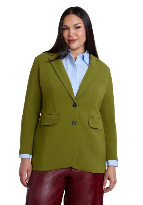 The 365 Semi Stretch Two Button Blazer
