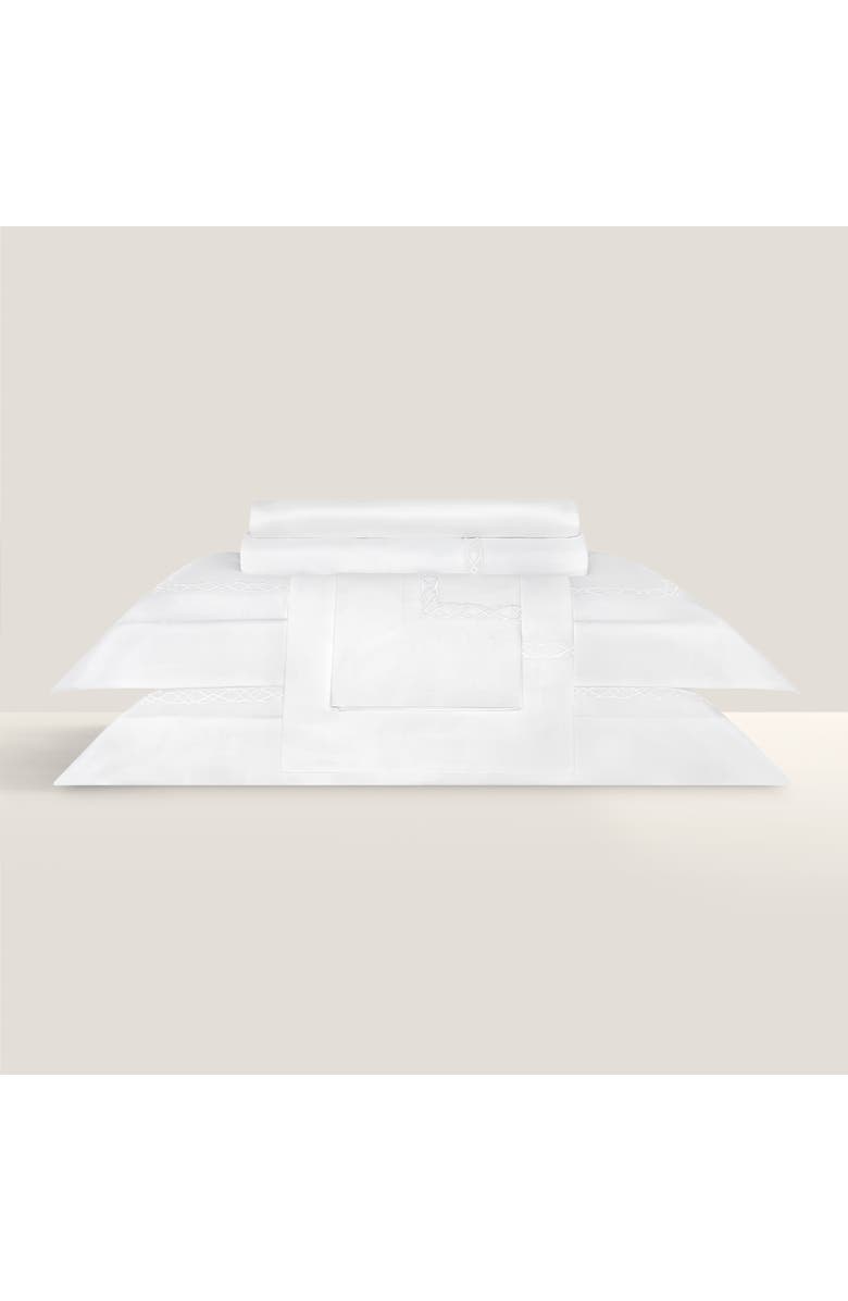 Togas Mia Fitted Sheet, Alternate, color, White