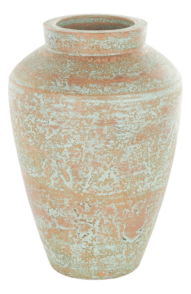 GINGER BIRCH STUDIO Ceramic Vase, Main, color, Brown