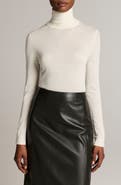 Vince Silk & Cashmere Turtleneck Sweater