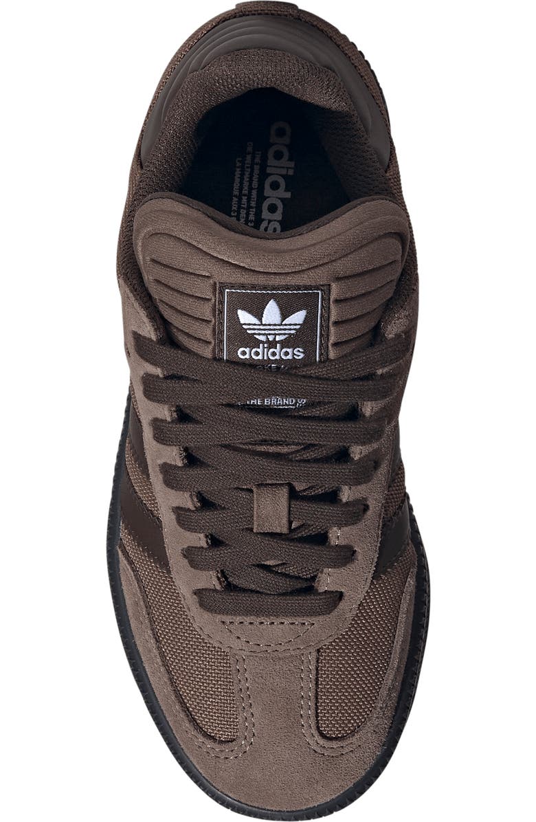 adidas Kids' Samba XLG Sneaker, Alternate, color, Earth/ Dark Brown/ Black