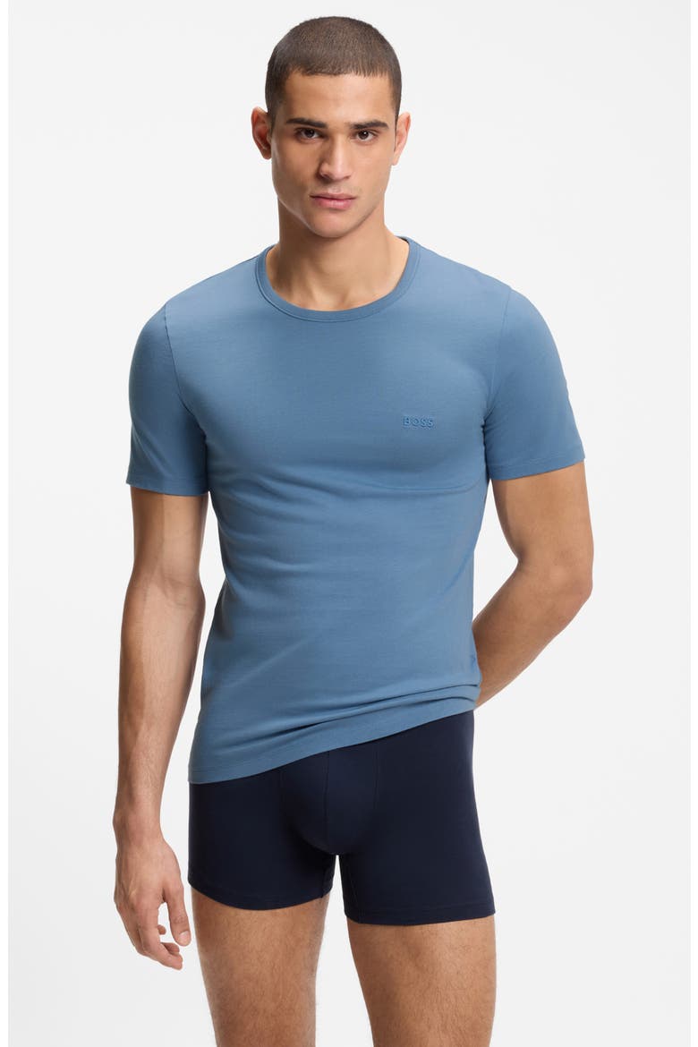 3-Pack Cotton T-Shirts, Alternate, color, NAVY MULTI