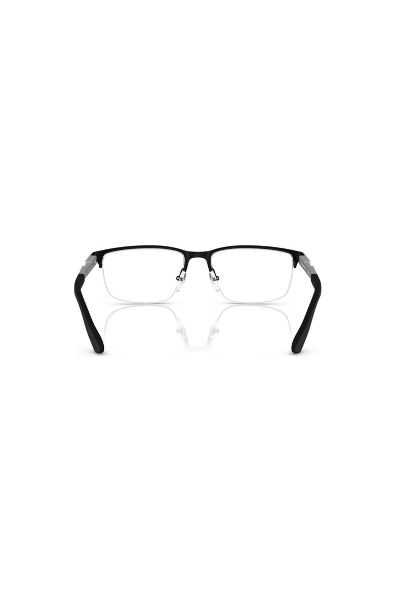 54mm Rectangle optical glasses, Alternate, color, Black