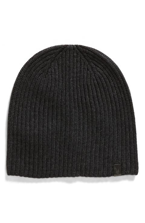 Merino Wool Ribbed Beanie