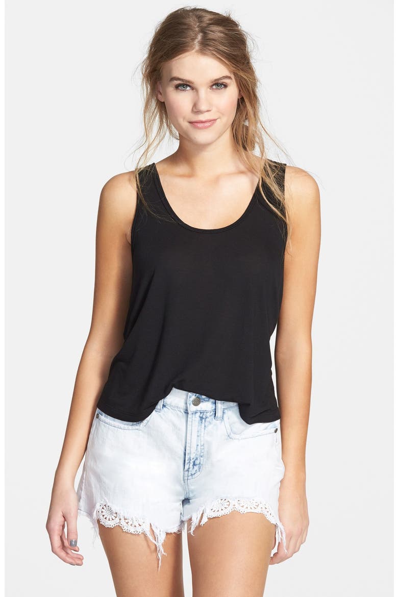 'Favorite' Tank, Main, color, BLACK