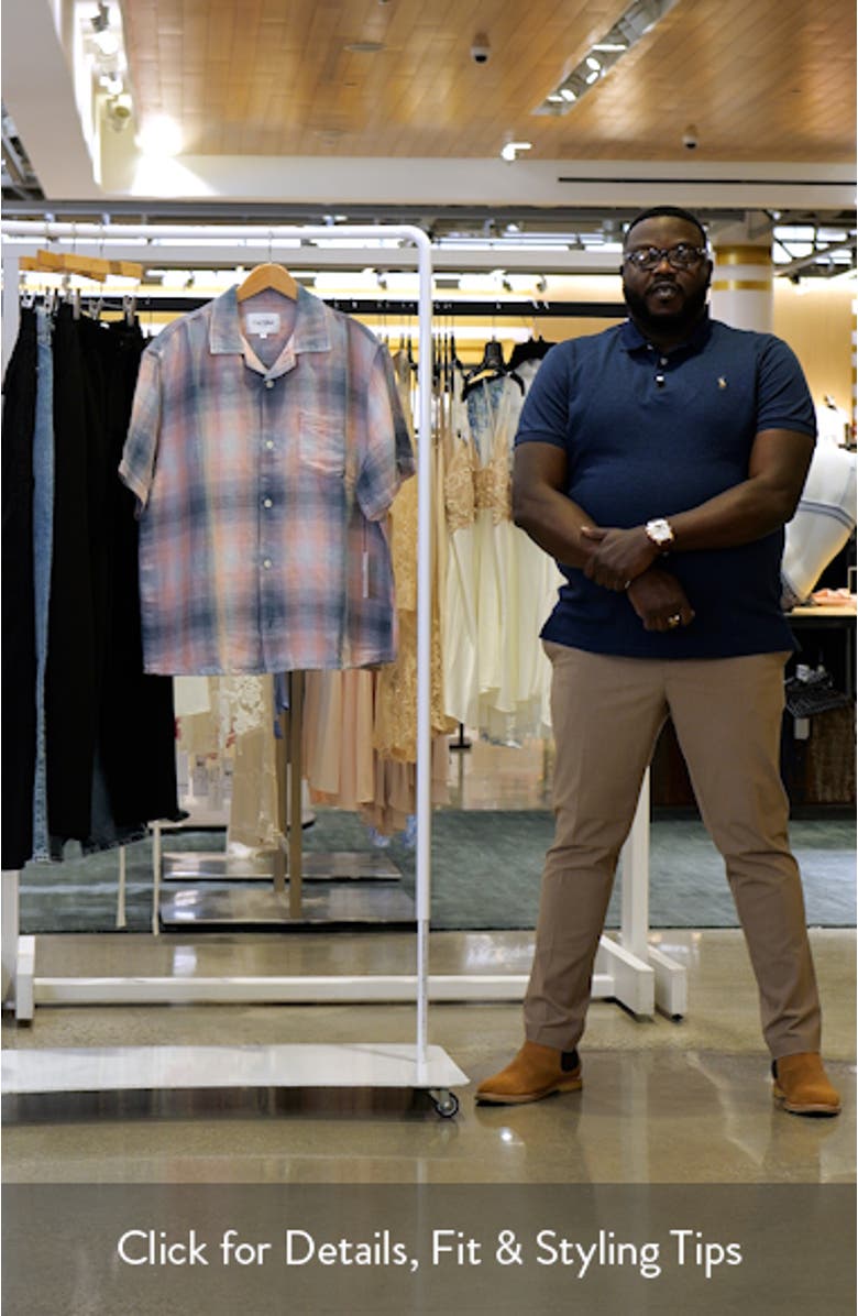 Bethany Plaid Linen & Cotton Button-Up Shirt, sales video thumbnail